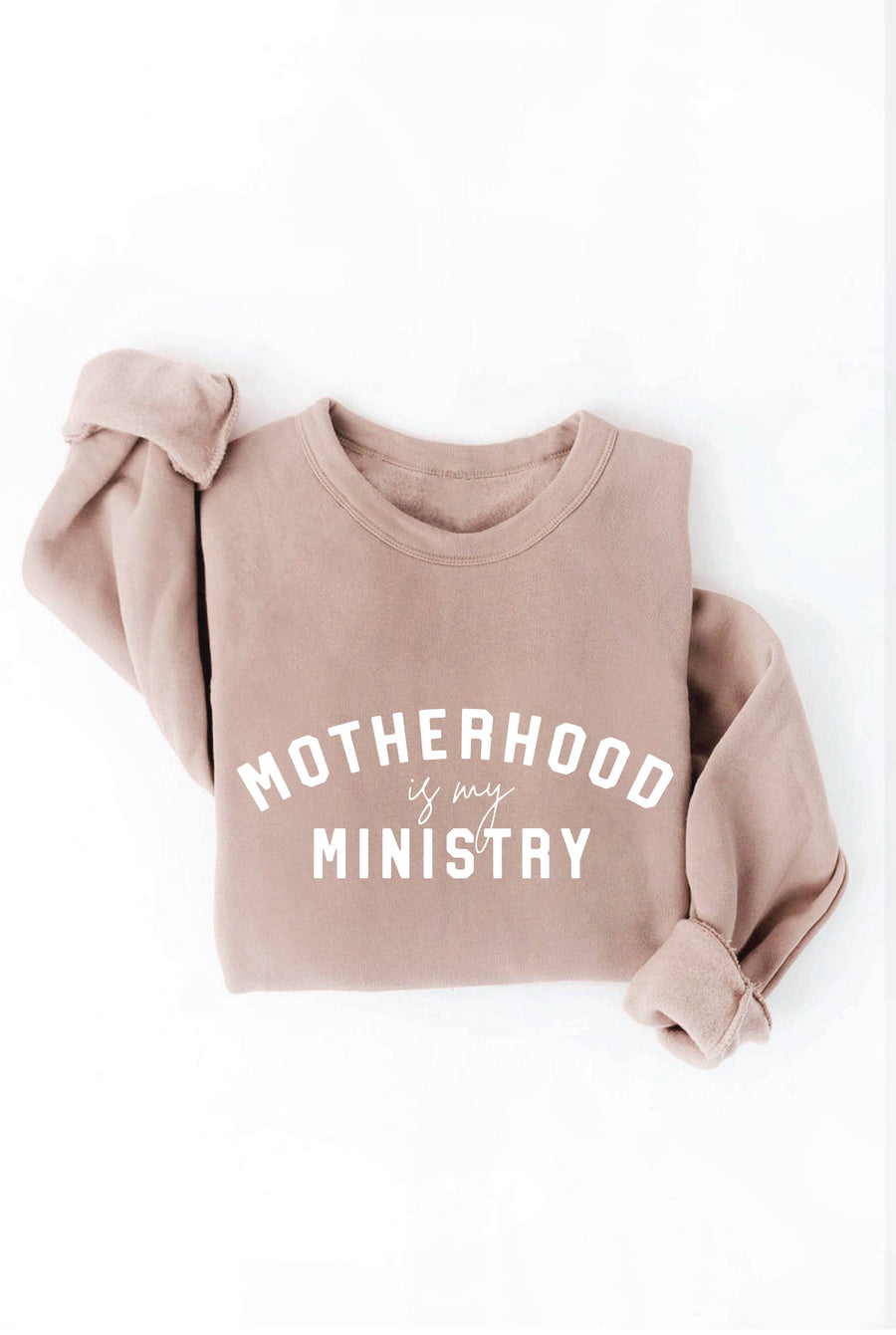 MOTHERHOOD IS MY MINISTRY Graphic Sweatshirt