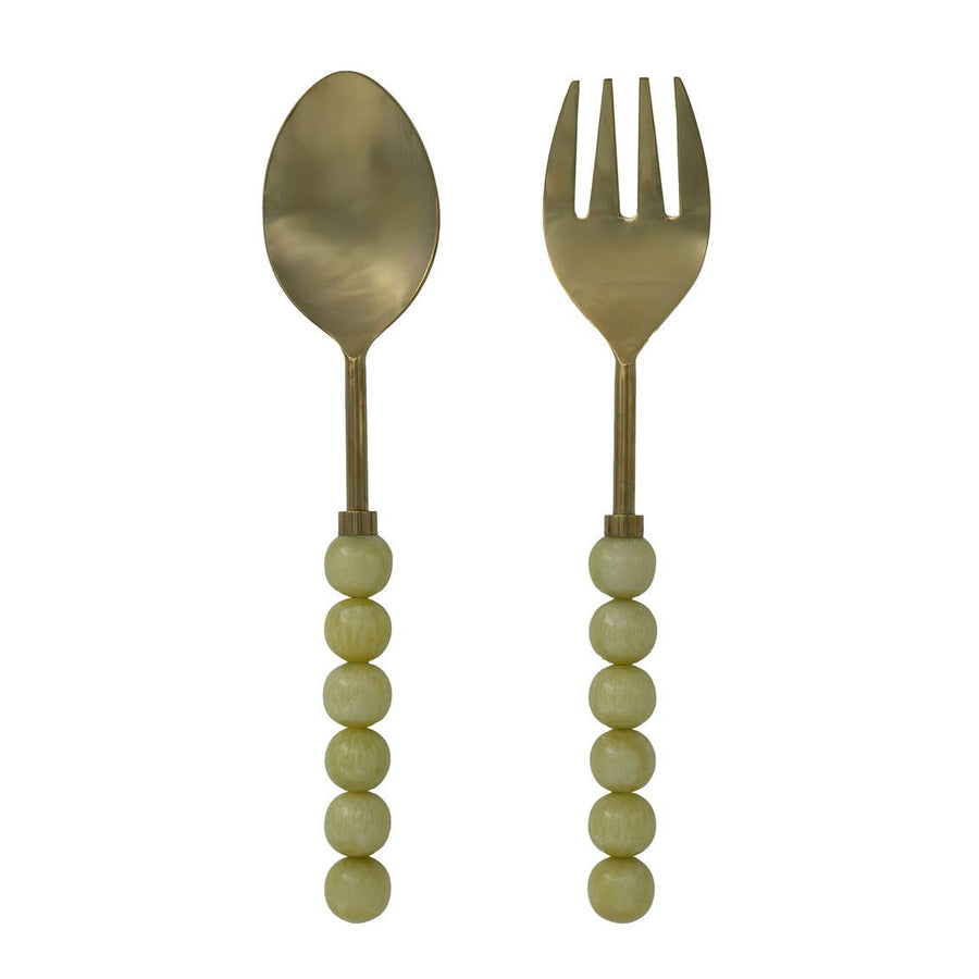 Set of Two Hyaline Bubble Salad Servers