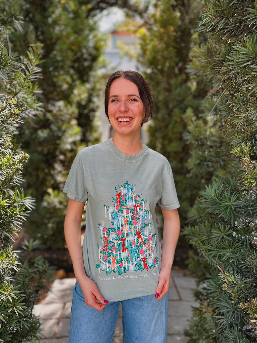 Christmas Tinsel Tree / Rocking Around The Christmas Tee