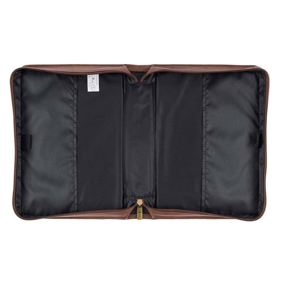 Bible Cover Classic Brown Wings Like Eagles Isa. 40:31