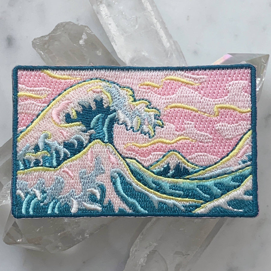 Patch - Waves Collection - Great Wave & Pink Skies