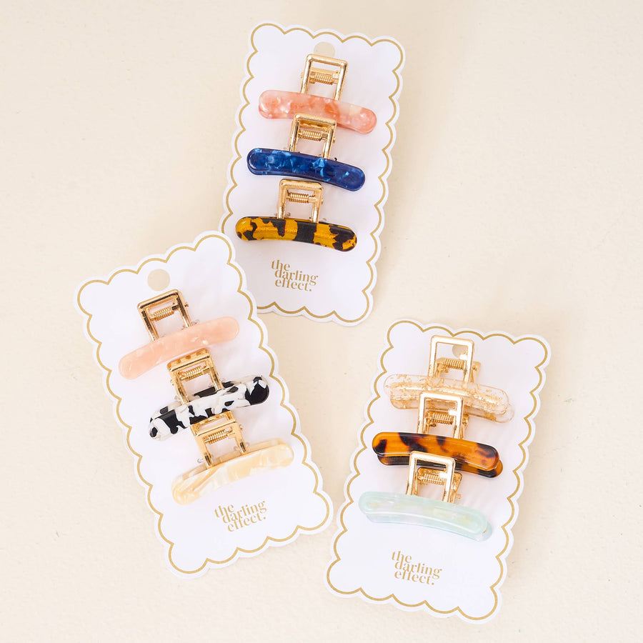 Mini Claw Clip Set-Chic