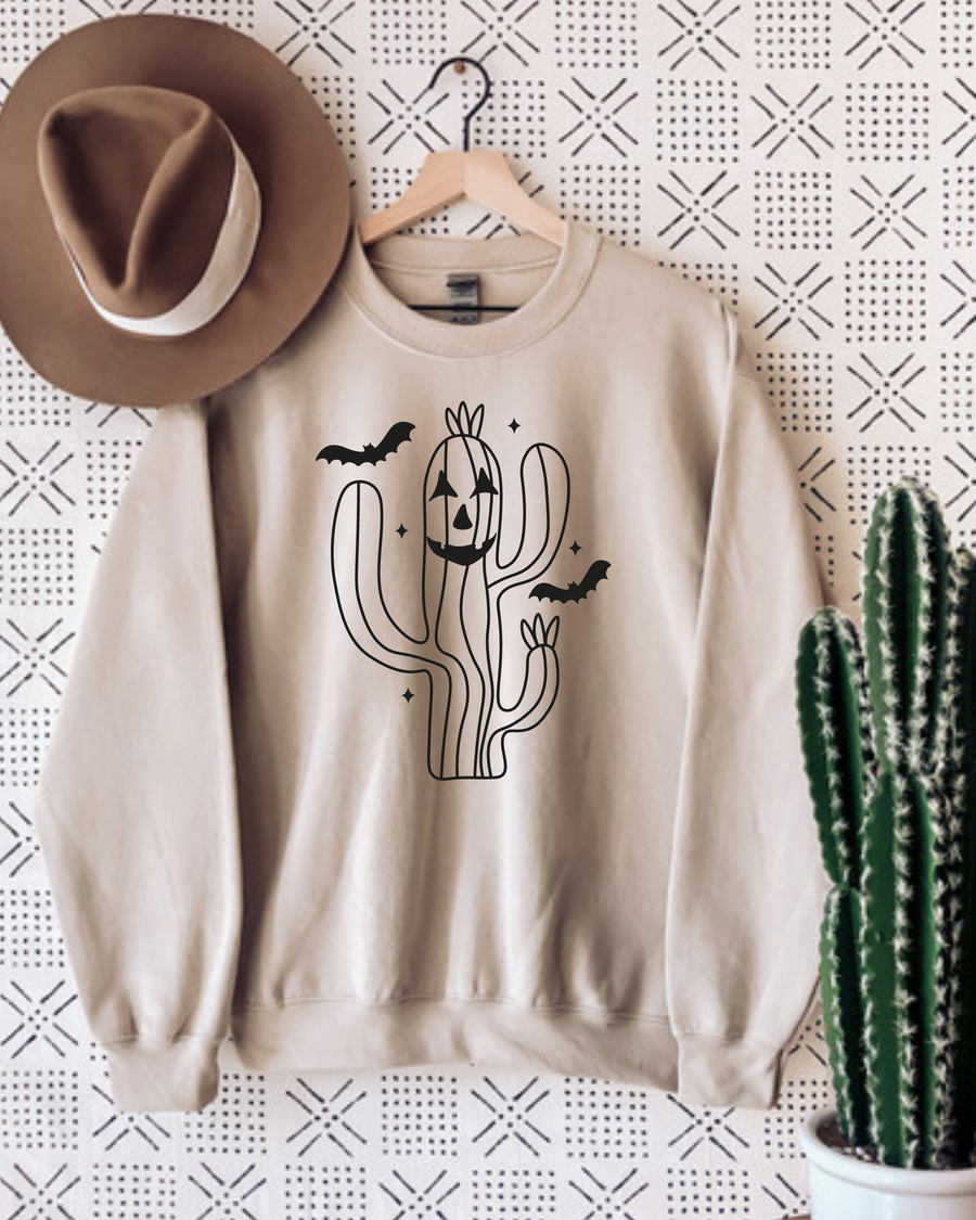 Halloween Cactus Sweatshirt