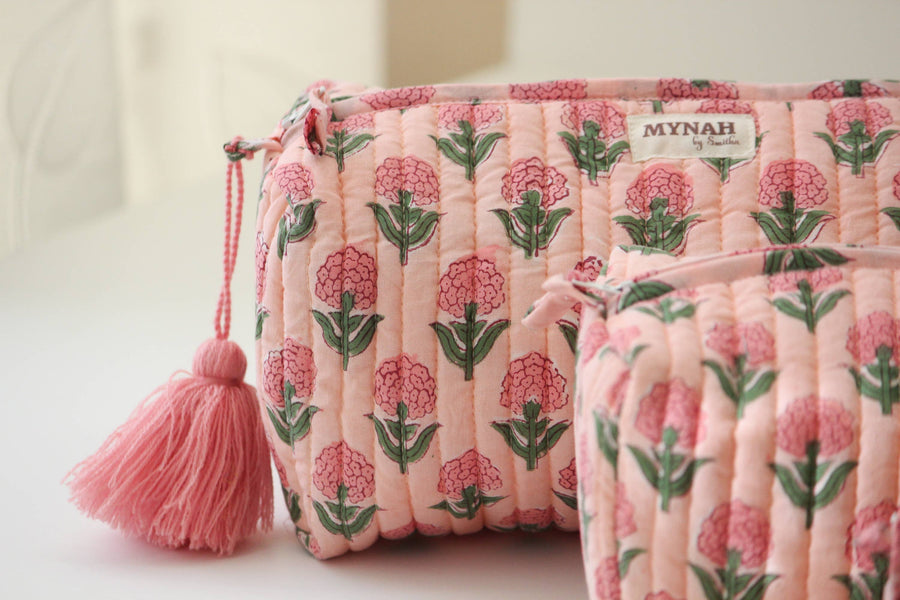 Blush marigold travel/make up/organizer/bag