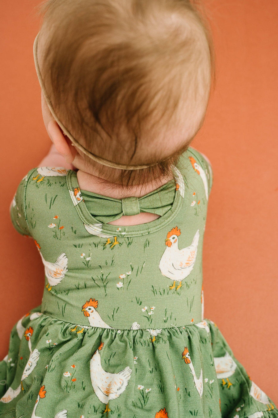 Spring Chicken Short Sleeve Bodysuit Bamboo Dress