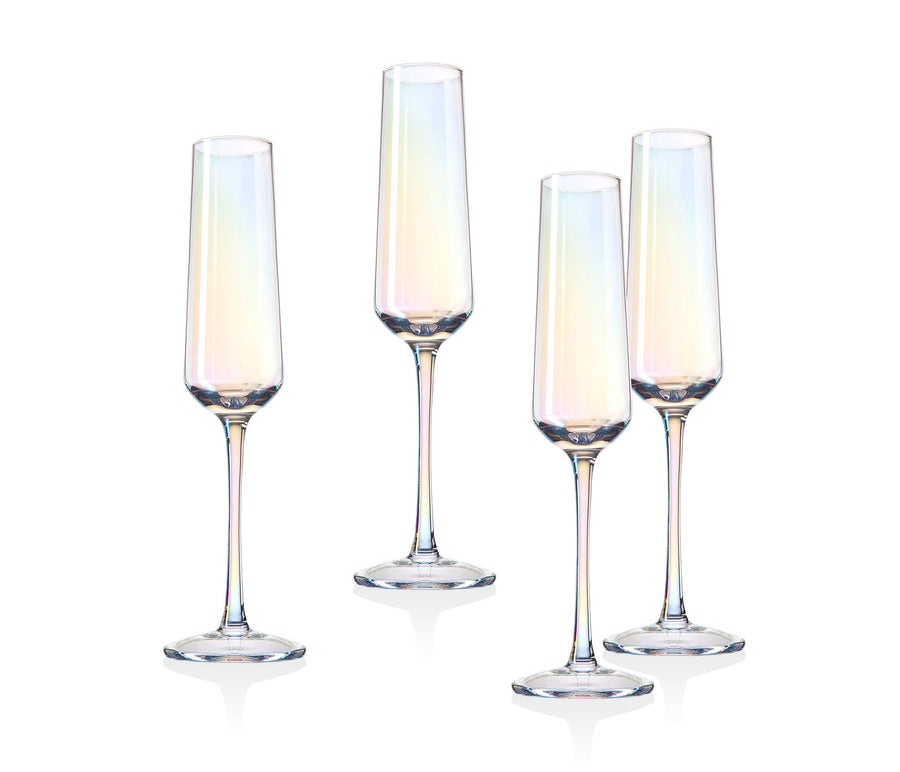 Set of Four Monterey Champagne Flute