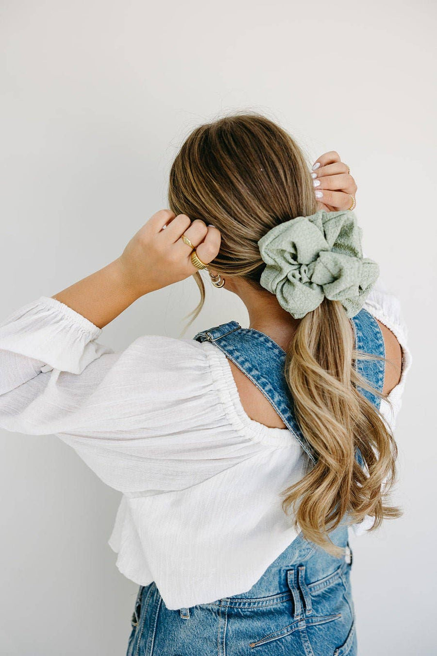 Sagewood Jumbo Scrunchie