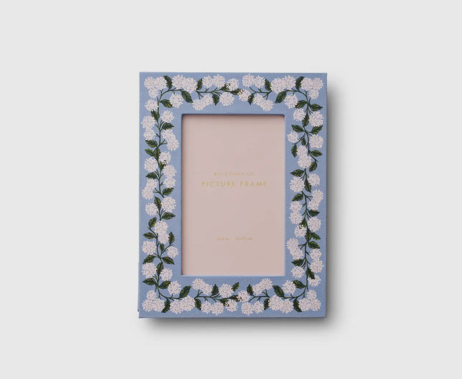 Hydrangea Paper Wrapped Picture Frame