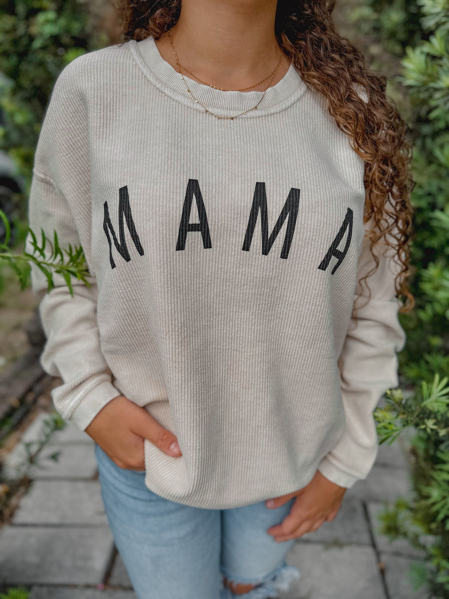 MAMA Thermal Vintage Pullover