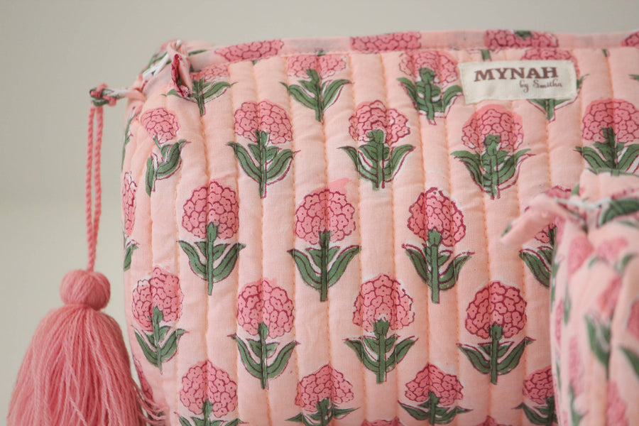 Blush marigold travel/make up/organizer/bag