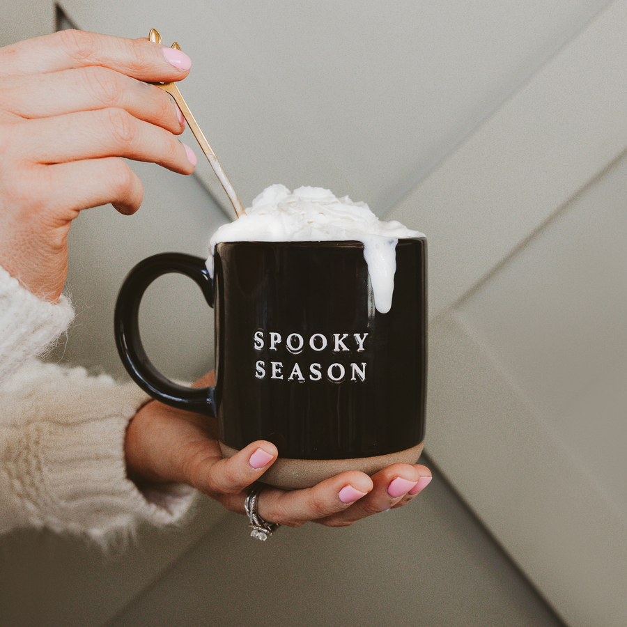 “Spooky Season” Stoneware Coffee Mug - Halloween Decor