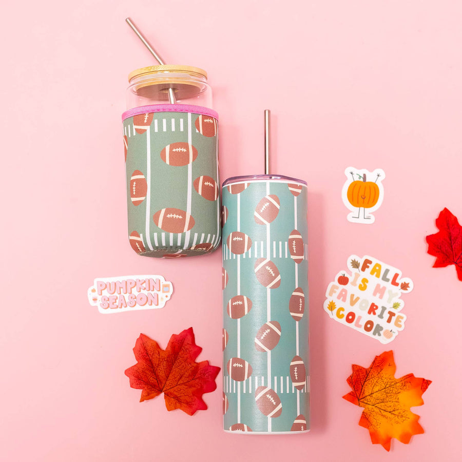 Touchdown Season Football Drink Sleeve