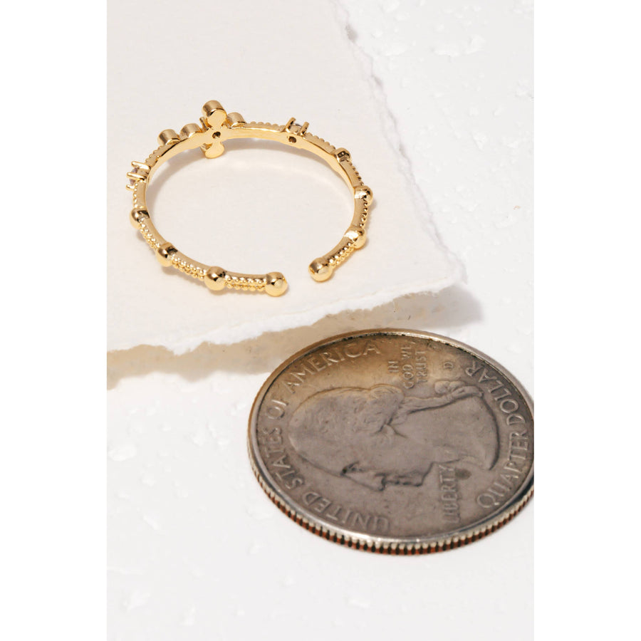 Delicate Mini Clover Ring