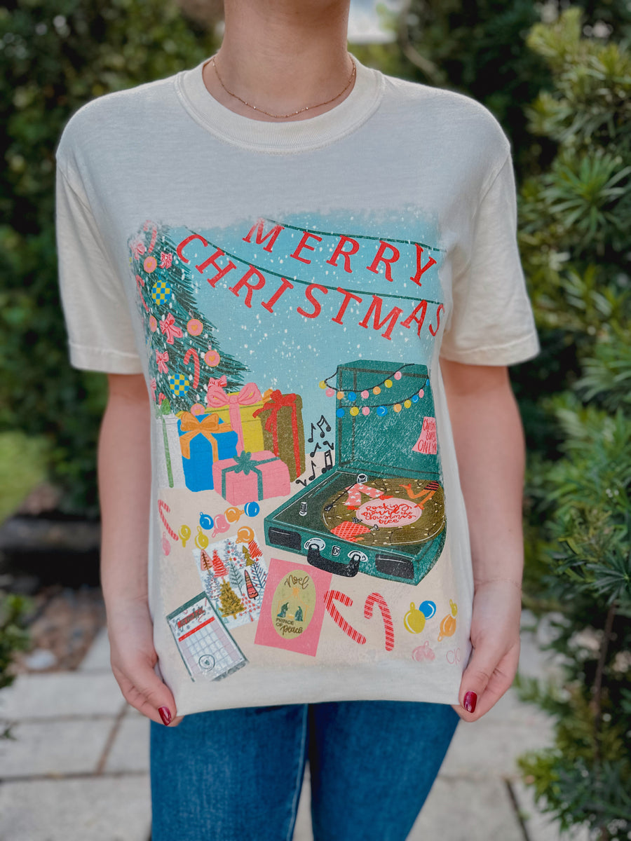 A Vintage Christmas Graphic Tee