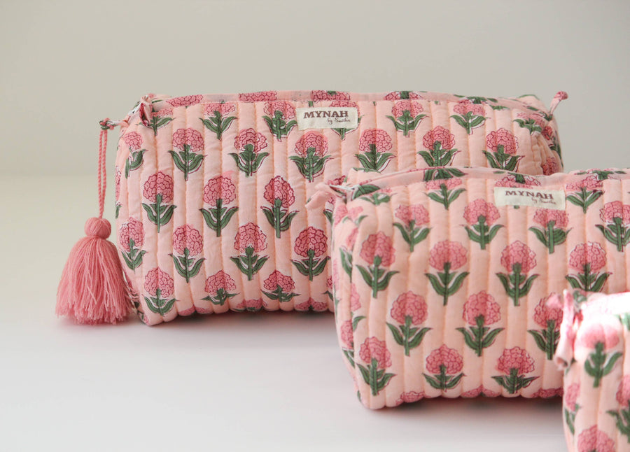 Blush marigold travel/make up/organizer/bag