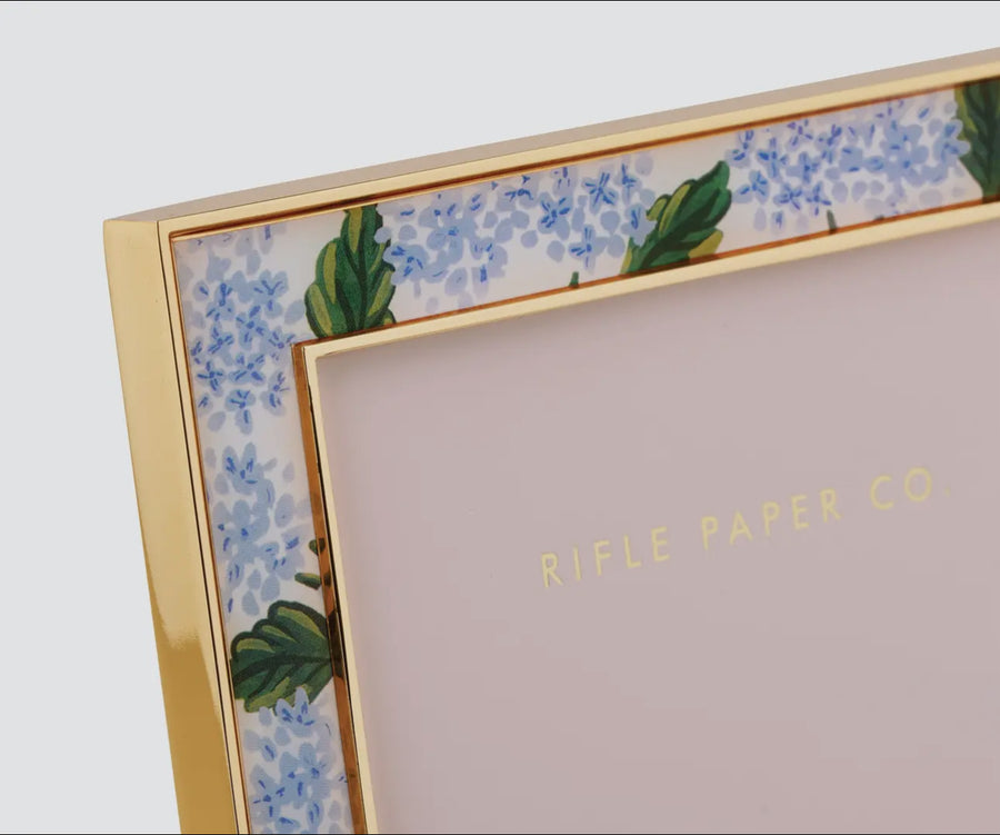 Hydrangea Gold Accent Frame