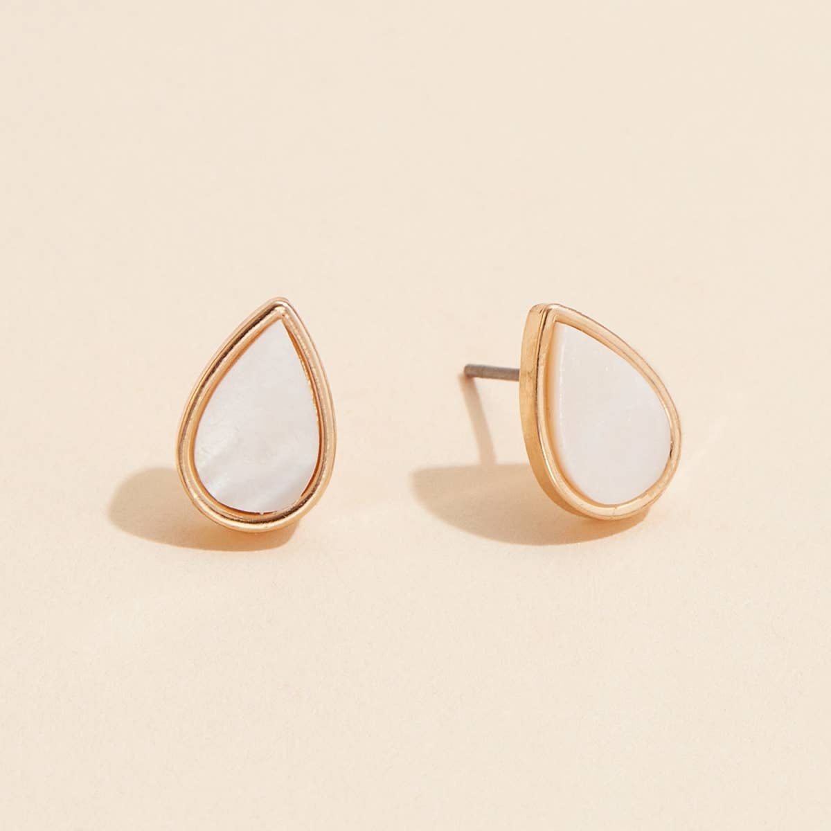 Tear Drop Shell Stud Earrings – Cottage Under the Oaks