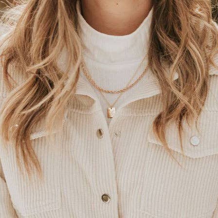Naomi Gold Filled Rope Necklace