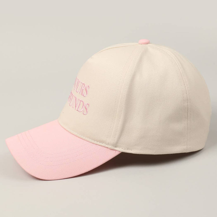 I'M YOURS NO REFUNDS Embroidery Two-Tone Cap