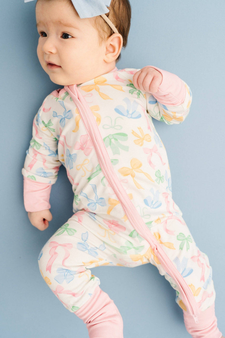 Pastel Bow Bamboo Sleeper