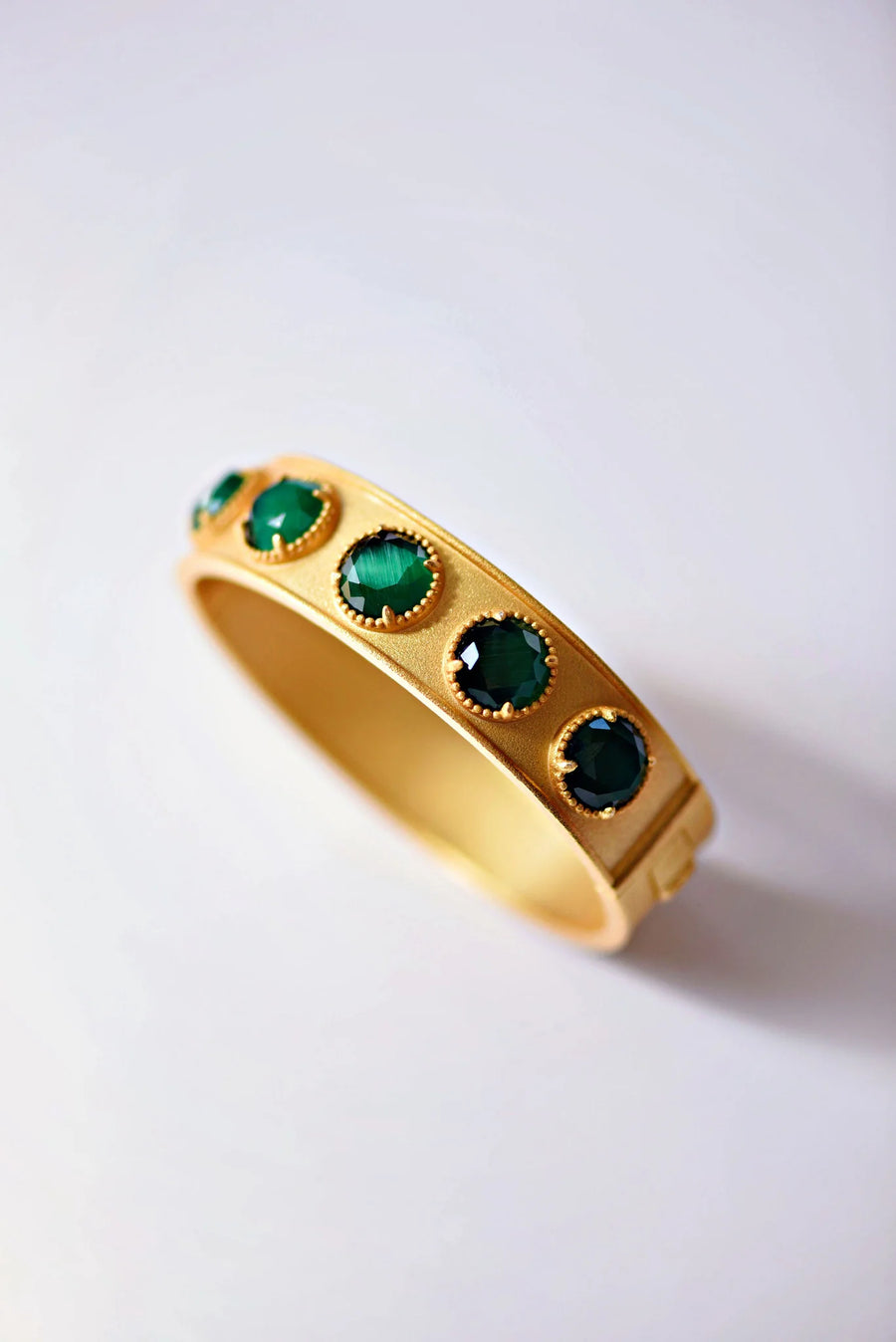 Clara Bangle Emerald
