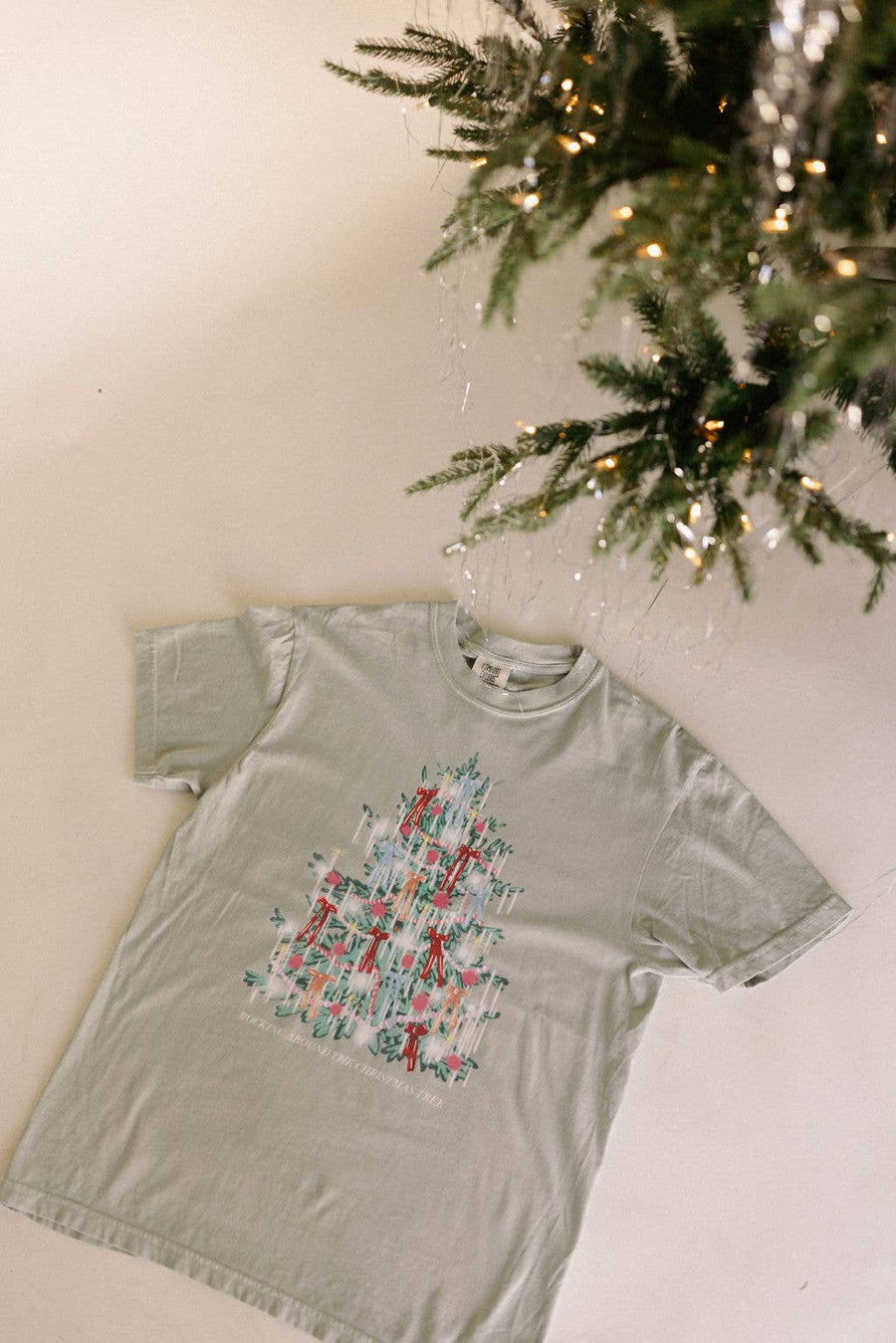 Christmas Tinsel Tree / Rocking Around The Christmas Tee