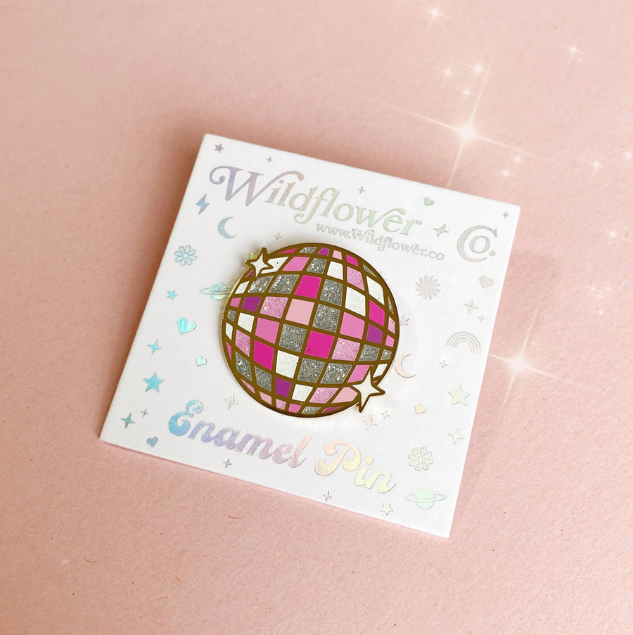 Disco Ball Enamel Pin