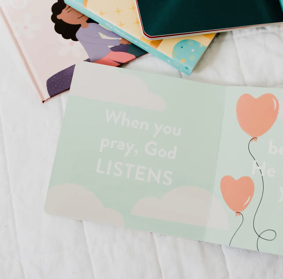 “God Listens When I Pray” Kids Board Book