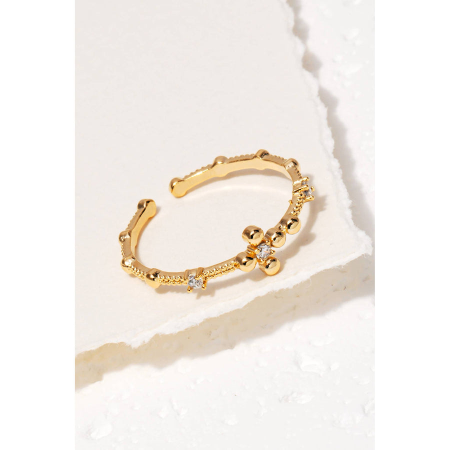 Delicate Mini Clover Ring