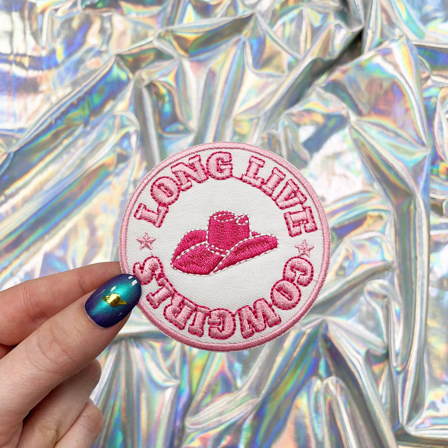 Long Live Cowgirls Embroidered Patch