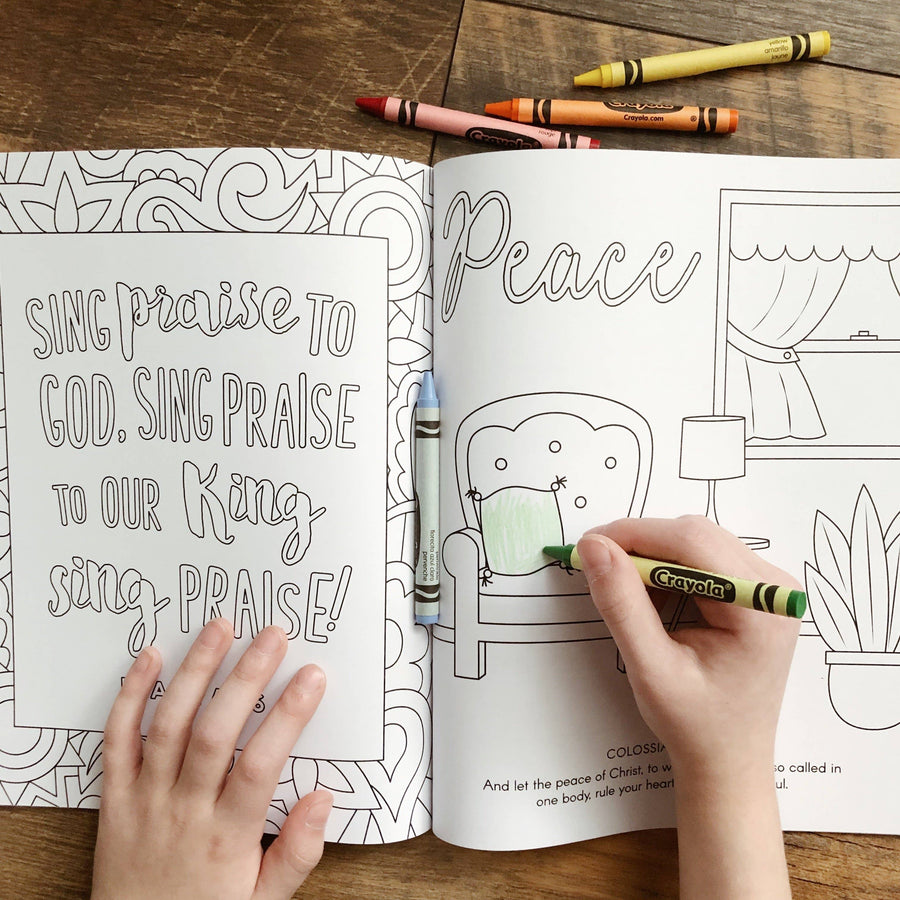 Colored With Grace - Kids Coloring Book