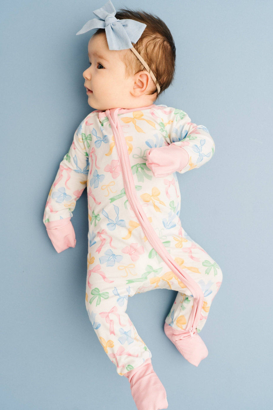 Pastel Bow Bamboo Sleeper