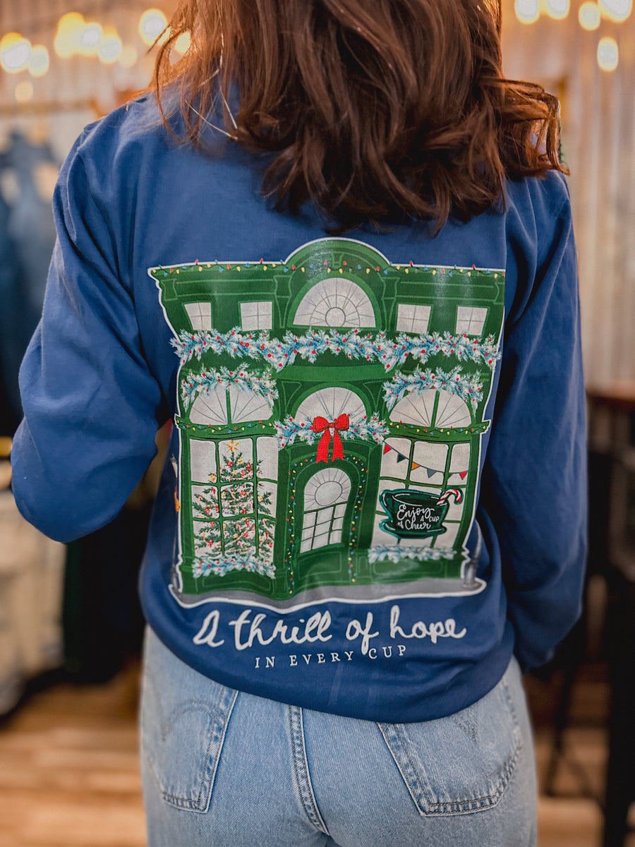 Enjoy A Cup Of Cheer Graphic Long Sleeve