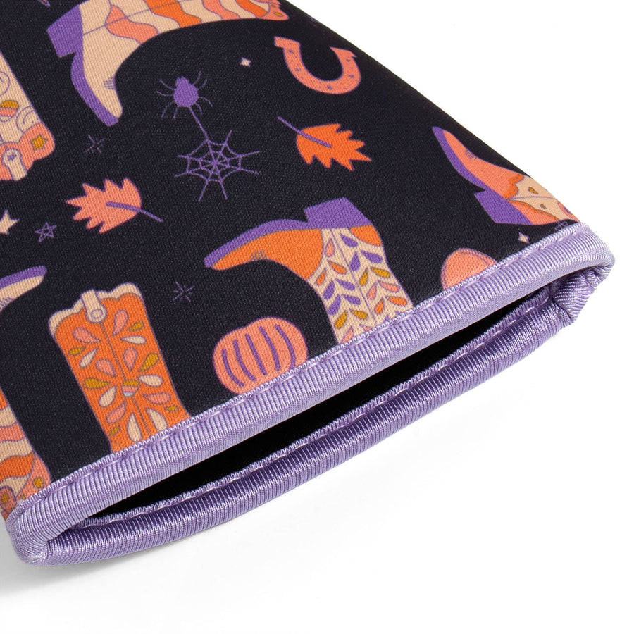 Halloween Western Cowgirl Boots Drink Sleeve