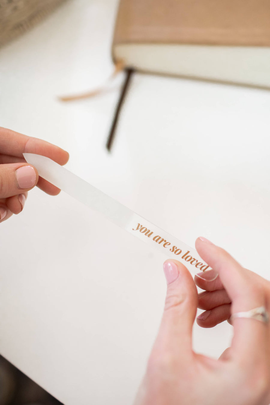 Glass Nail File 'You Are So Loved'