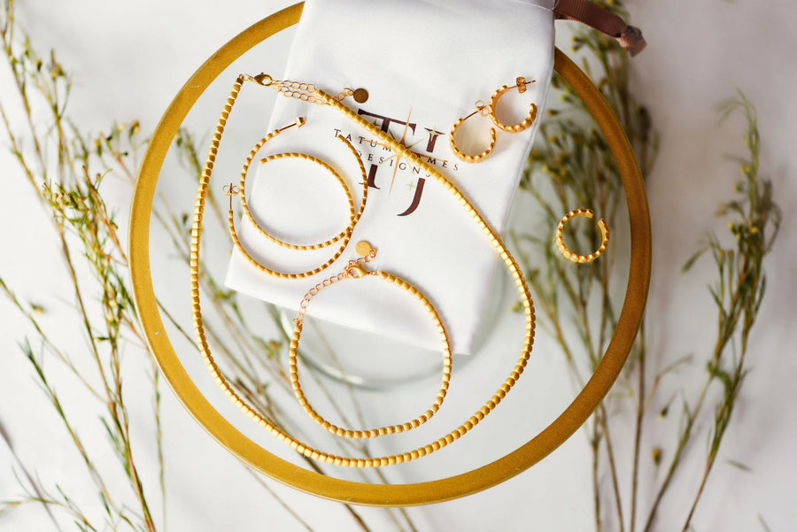 Square Bead Necklace