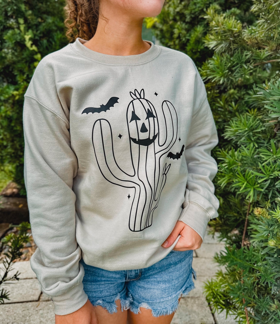 Halloween Cactus Sweatshirt