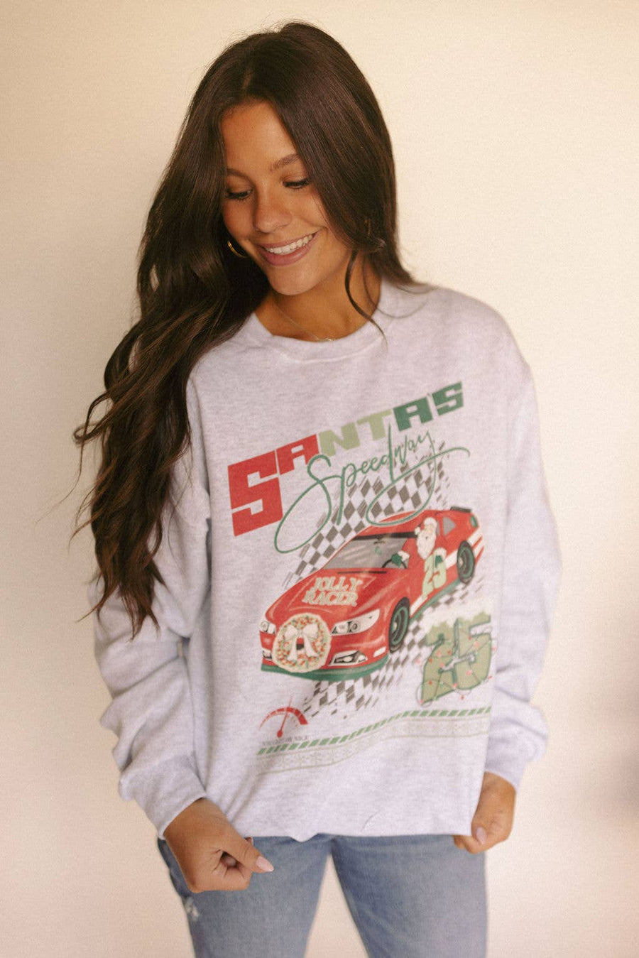 Santa's Speedway Sweatshirt