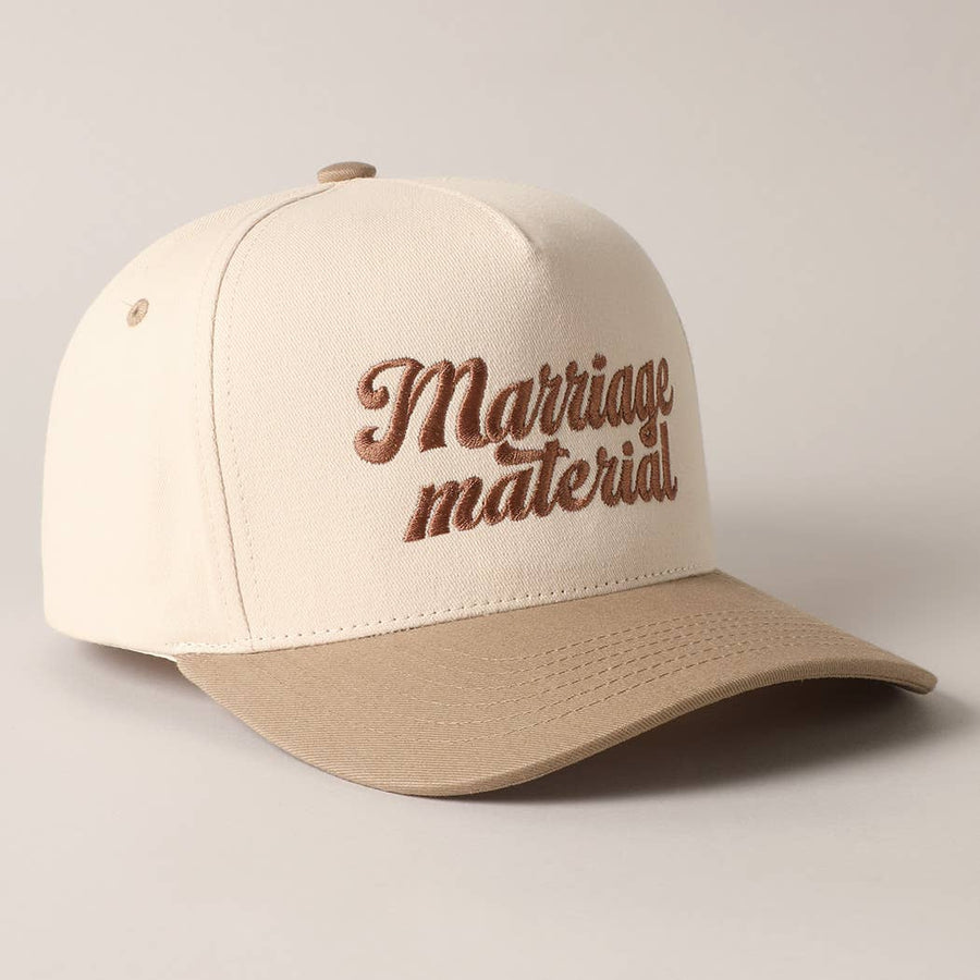 Marriage Material Two Tone Trucker Hat