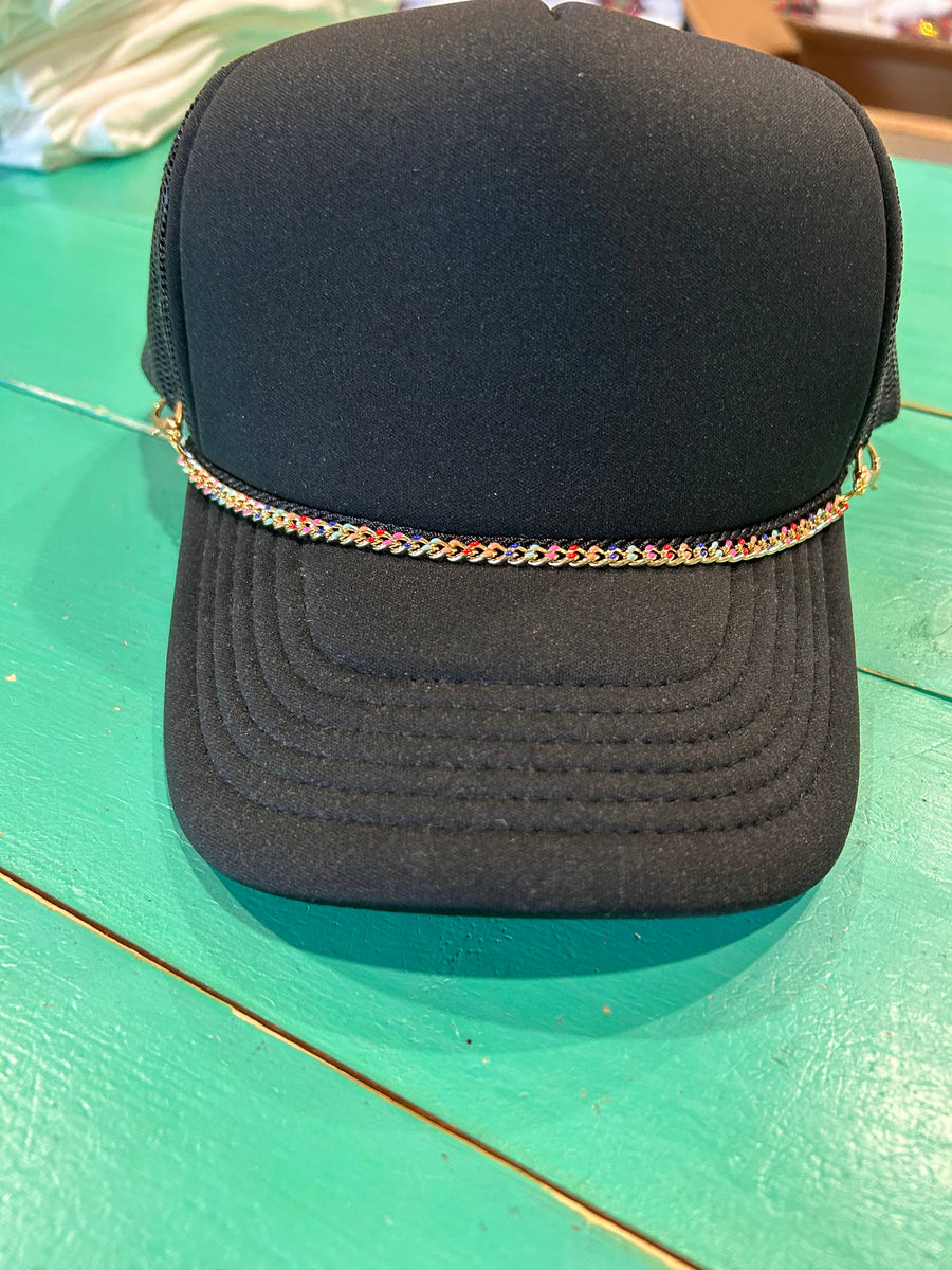 Gold Color Dipped Trucker Chain