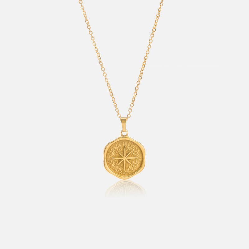 18K Plated Stainless Steel Star Necklace
