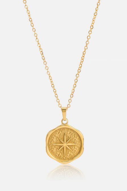 18K Plated Stainless Steel Star Necklace