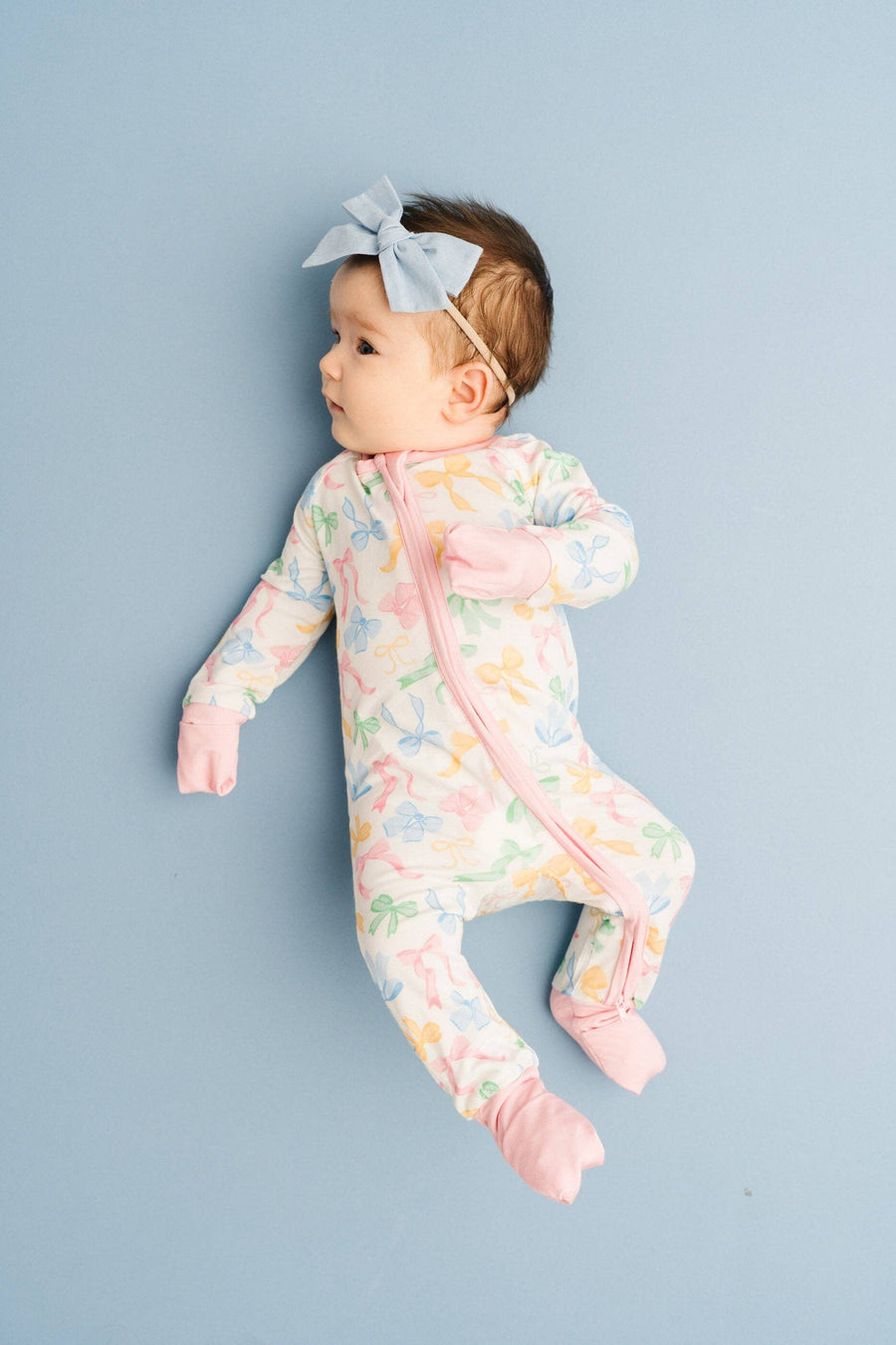Pastel Bow Bamboo Sleeper