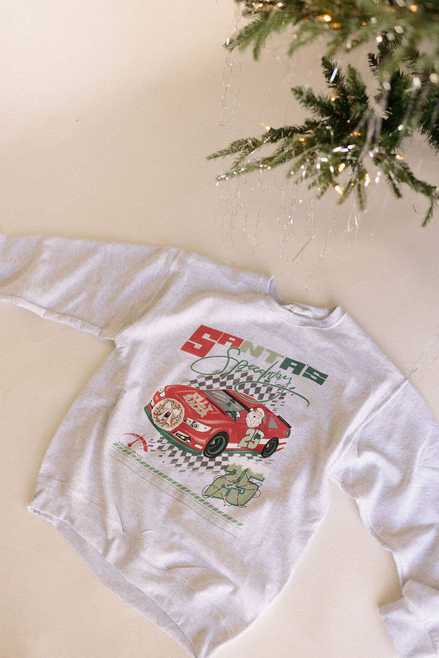 Santa's Speedway Sweatshirt