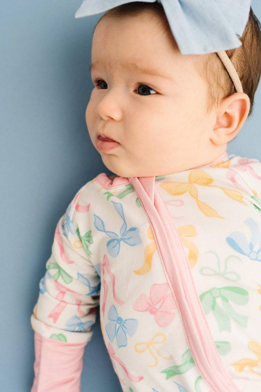 Pastel Bow Bamboo Sleeper