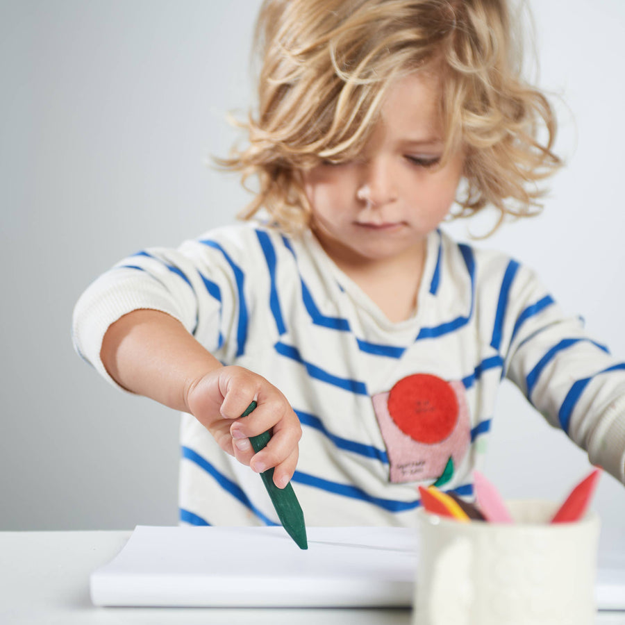 Beeswax Crayons - Extra Large - 8 Natural & Non-Toxic Colors