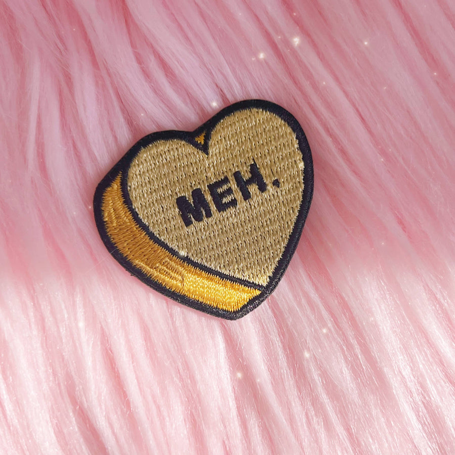 Candy Heart Patch - Be Kind - Self Love - Meh