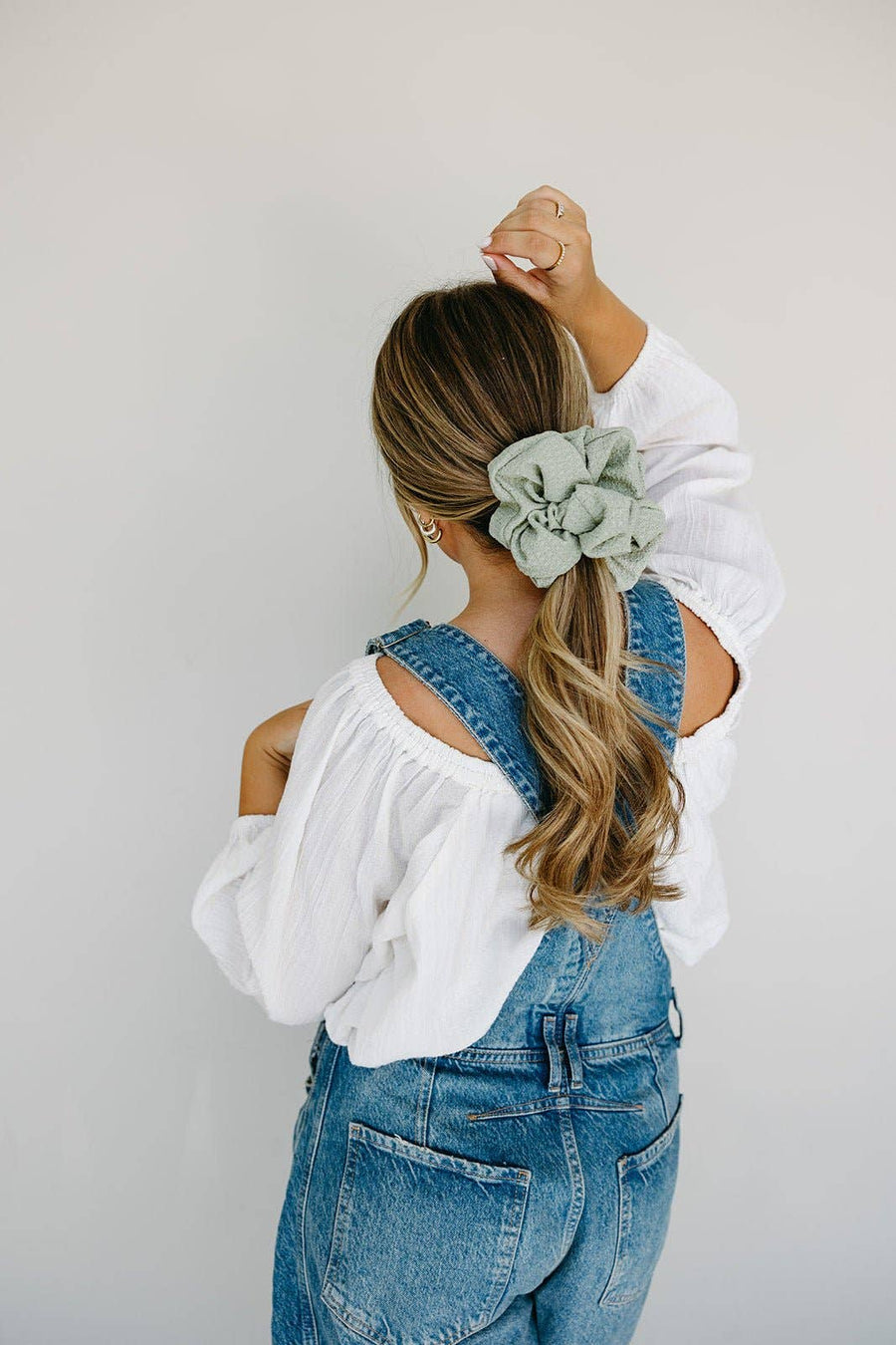 Sagewood Jumbo Scrunchie