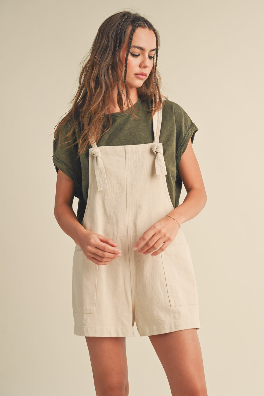 “Lexi” Corron Mineral Washed Overalls
