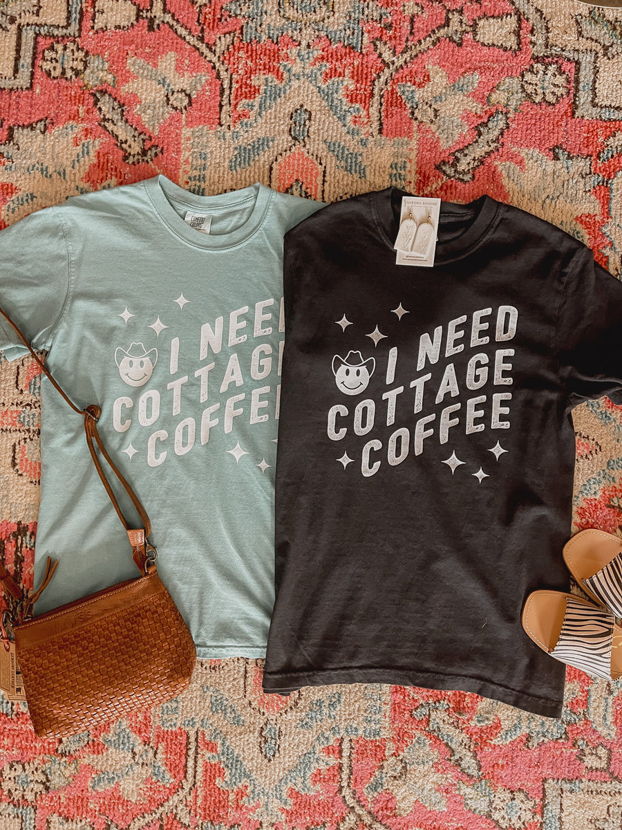 “I Need Cottage Coffee” Graphic Tee